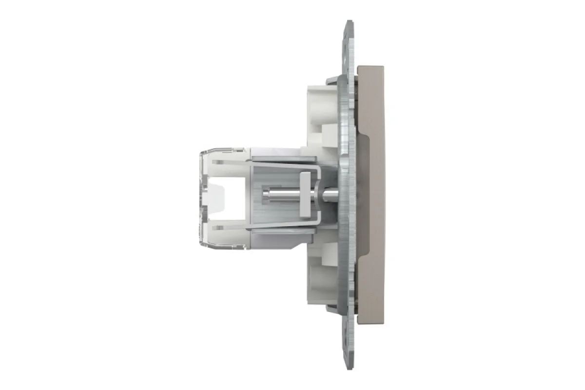 Розетка компьютерная RJ45 UTP категория 5Е Asfora Бронза (EPH4300169)