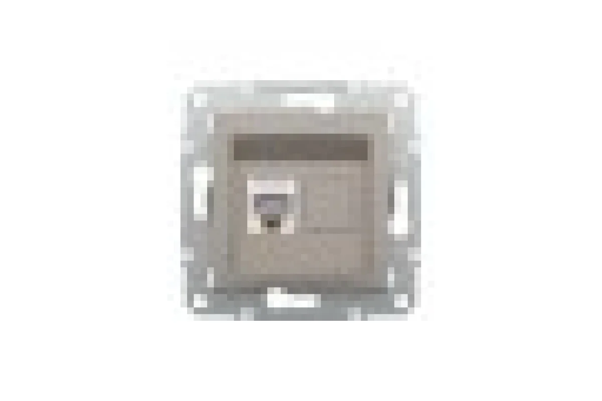 Розетка компьютерная RJ45 UTP категория 5Е Asfora Бронза (EPH4300169)