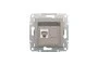 Розетка компьютерная RJ45 UTP категория 5Е Asfora Бронза (EPH4300169)