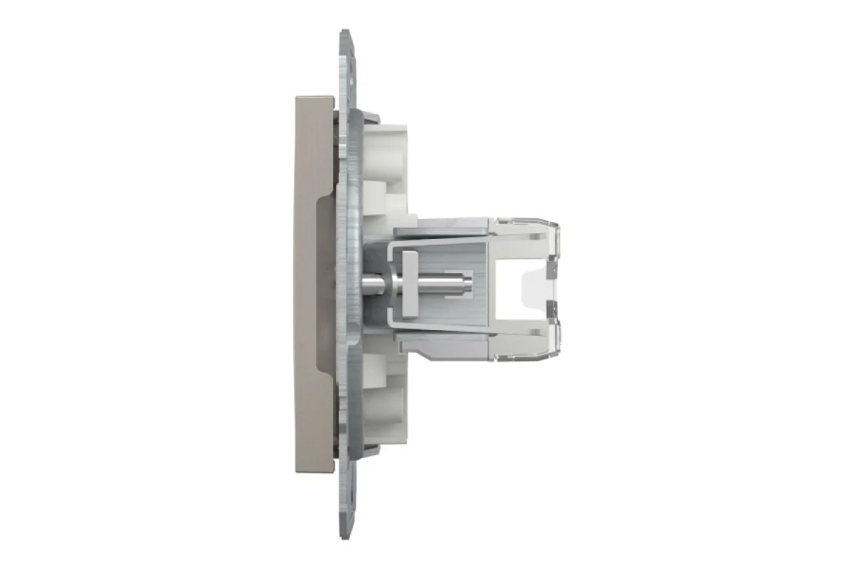 Розетка компьютерная RJ45 UTP категория 5Е Asfora Бронза (EPH4300169)