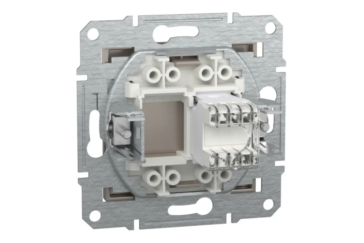 Розетка компьютерная RJ45 UTP категория 5Е Asfora Бронза (EPH4300169)