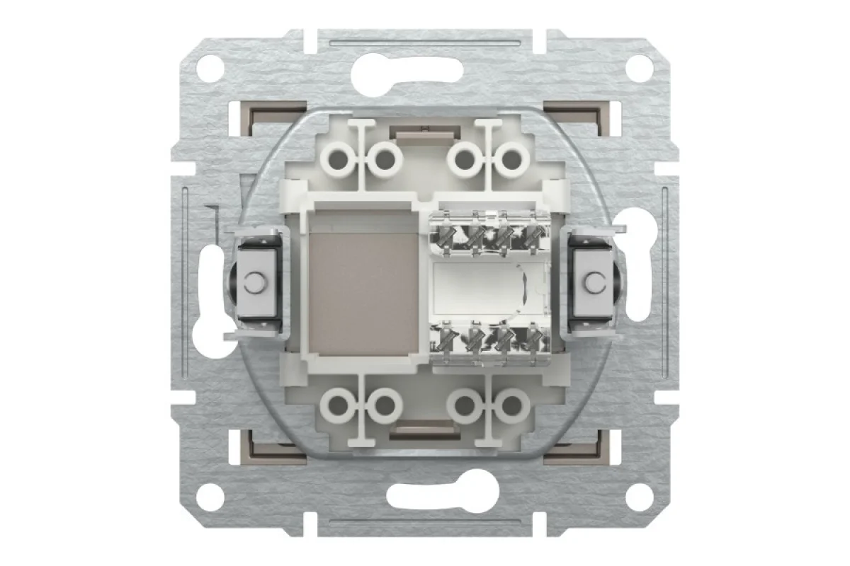 Розетка компьютерная RJ45 UTP категория 5Е Asfora Бронза (EPH4300169)