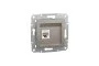 Розетка компьютерная RJ45 UTP категория 5Е Asfora Бронза (EPH4300169)