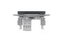 Розетка комп'ютерна RJ45 UTP категорія 5Е Asfora Антрацит (EPH4300171)