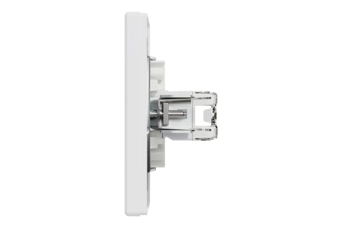 Комп'ютерна Розетка RJ45 UTP категорія 5Е подвійна Біла Asfora (EPH4400121)
