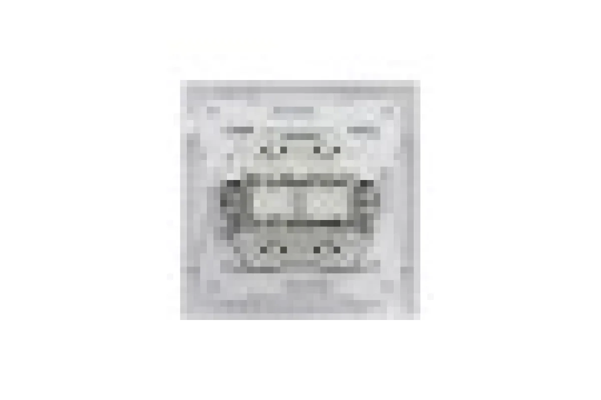 Комп'ютерна Розетка RJ45 UTP категорія 5Е подвійна Біла Asfora (EPH4400121)