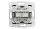 Розетка компьютерная RJ45 UTP категория 5Е двойная Asfora Антрацит (EPH4400171)