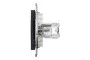 Розетка компьютерная RJ45 UTP категория 5Е двойная Asfora Антрацит (EPH4400171)