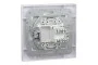 Розетка компьютерная RJ45 UTP категория 6 Белая Asfora (EPH4700121)
