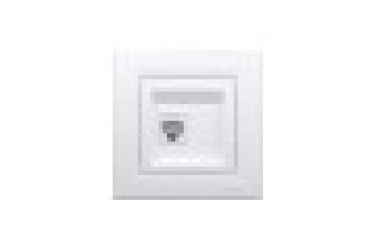 Розетка компьютерная RJ45 UTP категория 6 Белая Asfora (EPH4700121)