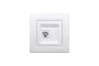 Розетка компьютерная RJ45 UTP категория 6 Белая Asfora (EPH4700121)