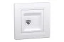 Розетка компьютерная RJ45 UTP категория 6 Белая Asfora (EPH4700121)