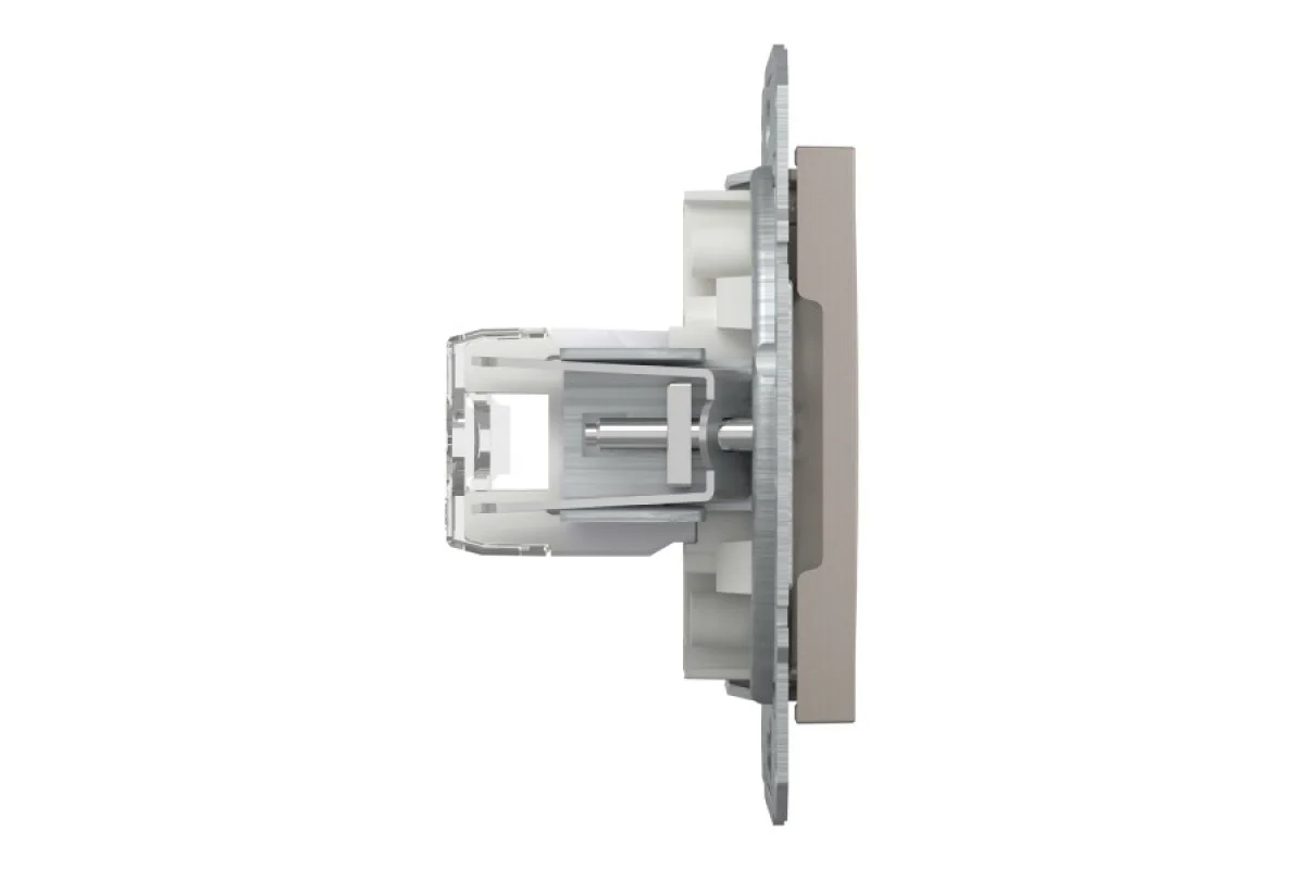 Розетка компьютерная RJ45 UTP категория 6 Asfora Бронза (EPH4700169)