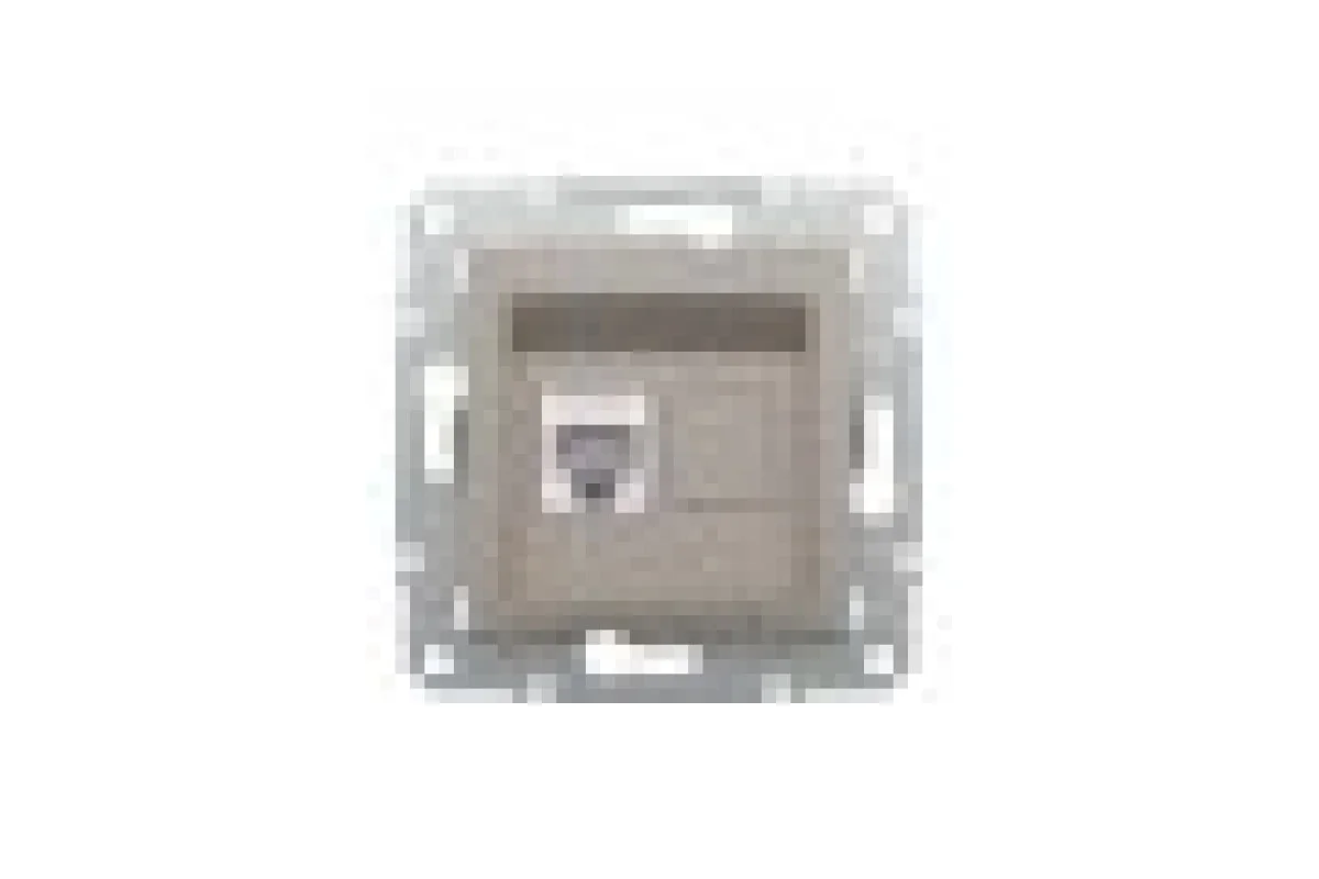 Розетка компьютерная RJ45 UTP категория 6 Asfora Бронза (EPH4700169)