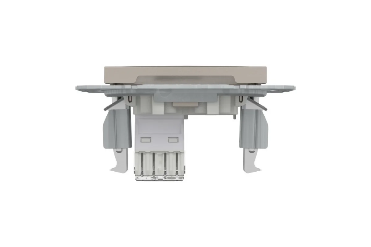 Розетка компьютерная RJ45 UTP категория 6 Asfora Бронза (EPH4700169)
