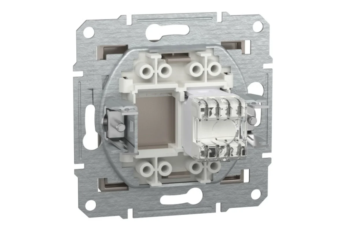 Розетка компьютерная RJ45 UTP категория 6 Asfora Бронза (EPH4700169)