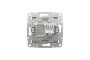 Розетка компьютерная RJ45 UTP категория 6 Asfora Бронза (EPH4700169)