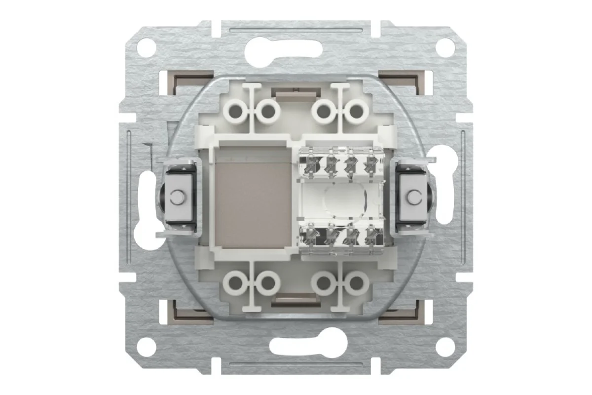 Розетка компьютерная RJ45 UTP категория 6 Asfora Бронза (EPH4700169)