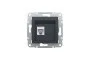 Розетка компьютерная RJ45 UTP категория 6 Asfora Антрацит (EPH4700171)