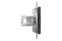 Розетка компьютерная RJ45 UTP категория 6 Asfora Антрацит (EPH4700171)