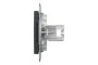Розетка компьютерная RJ45 UTP категория 6 Asfora Антрацит (EPH4700171)