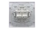 Розетка комп'ютерна RJ45 UTP категорія 6 подвійна Біла Asfora (EPH4800121)
