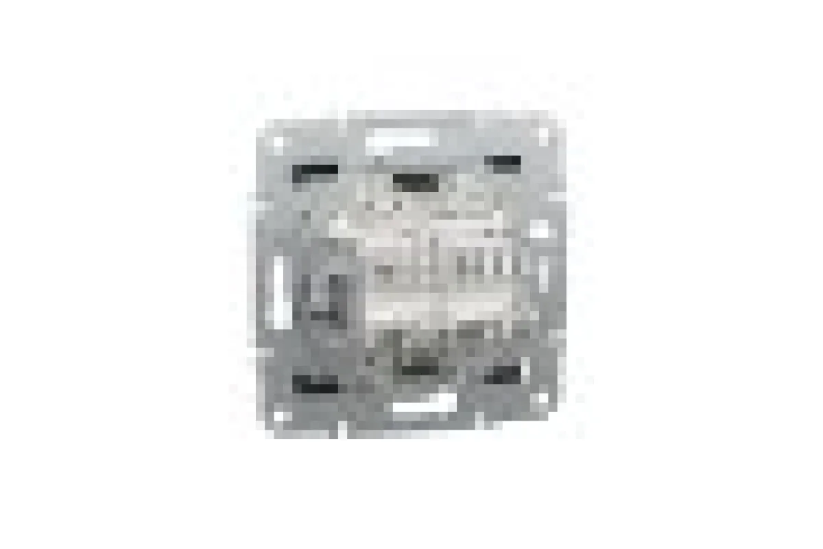 Розетка комп'ютерна RJ45 UTP категорія 6 подвійна Asfora Антрацит (EPH4800171)