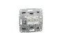 Розетка комп'ютерна RJ45 UTP категорія 6 подвійна Asfora Антрацит (EPH4800171)
