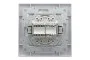 Розетка компьютерная RJ45 категория 5Е И ТЕЛЕФОННАЯ Розетка RJ12 Белая Asfora (EPH4900121)