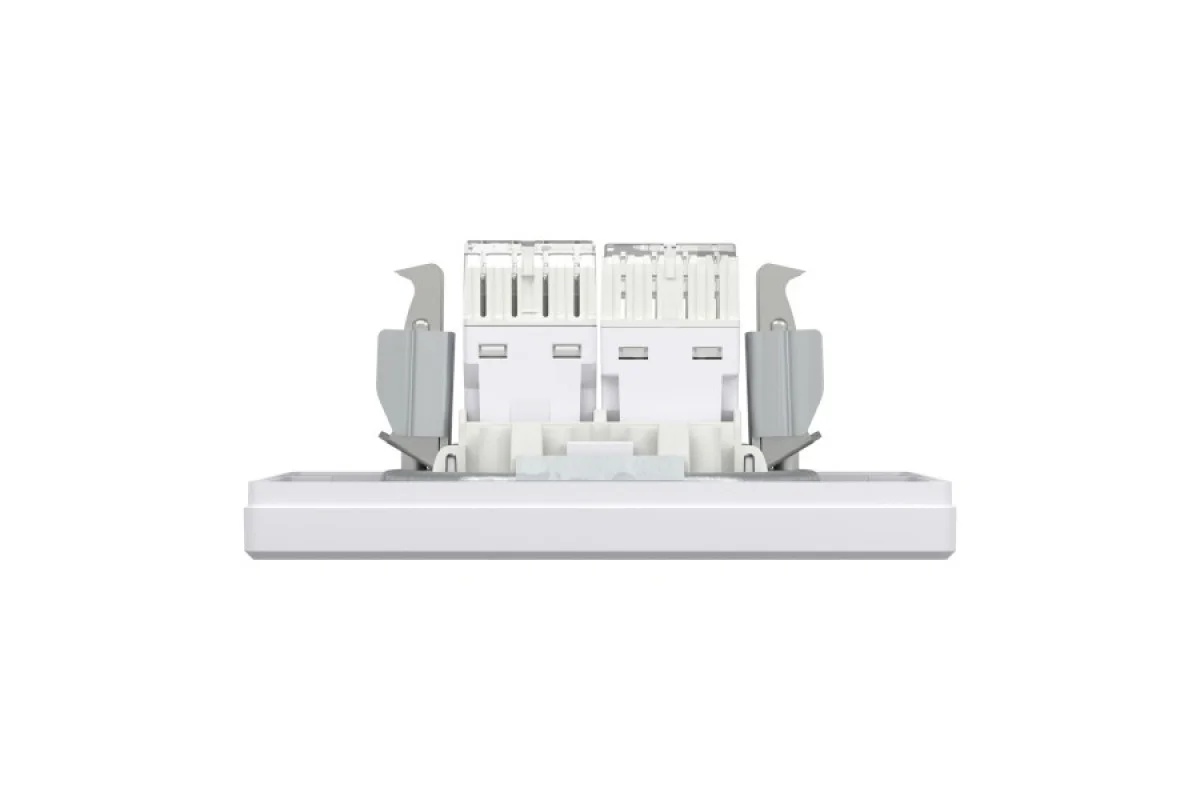 Розетка компьютерная RJ45 категория 5Е И ТЕЛЕФОННАЯ Розетка RJ12 Белая Asfora (EPH4900121)
