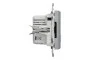 Двойная USB зарядка 2.4 A Asfora сталь (EPH2700362)