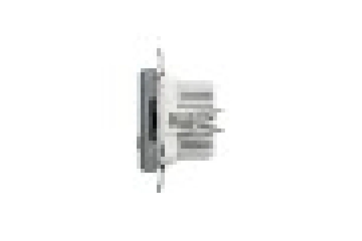 Двойная USB зарядка 2.4 A Asfora сталь (EPH2700362)