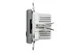 Двойная USB зарядка 2.4 A Asfora сталь (EPH2700362)