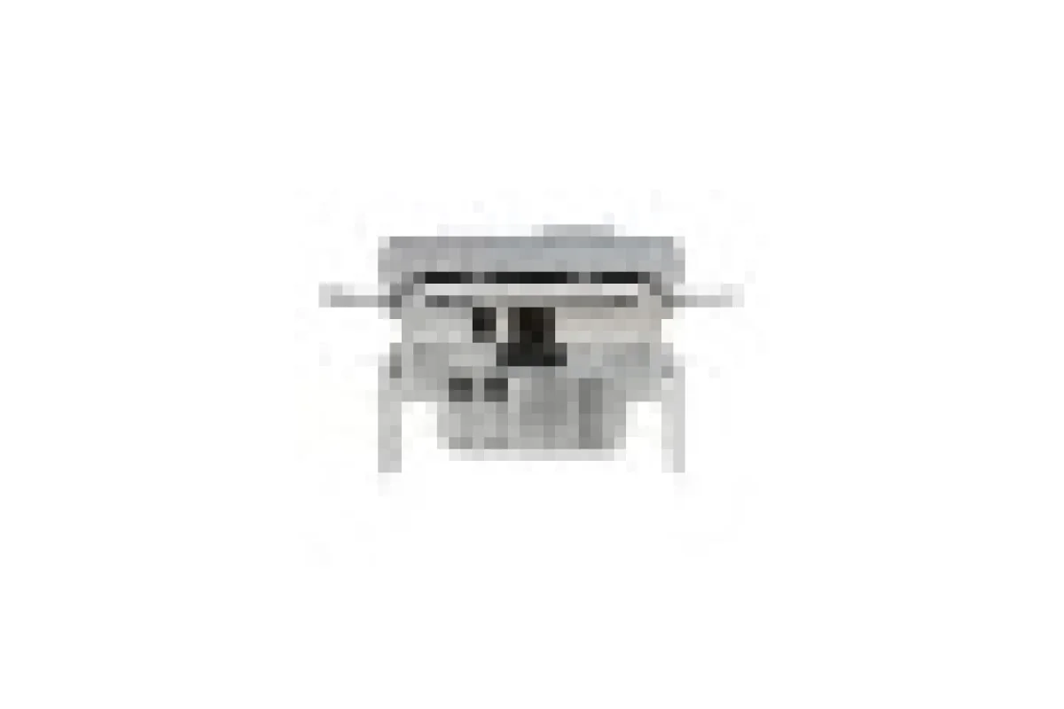 Двойная USB зарядка 2.4 A Asfora сталь (EPH2700362)