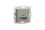 Двойная USB зарядка 2.4 A Asfora бронза (EPH2700369)