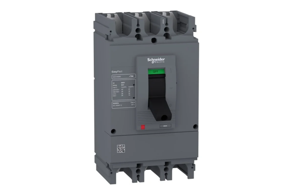 Автоматичний вимикач в литому корпусі EasyPact EZC400N 3P3D 36кА 400А (EZC400N3400N)
