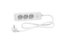 Удлинитель на 3 розетки с заземлением белый 1.5 м (ST9431W)