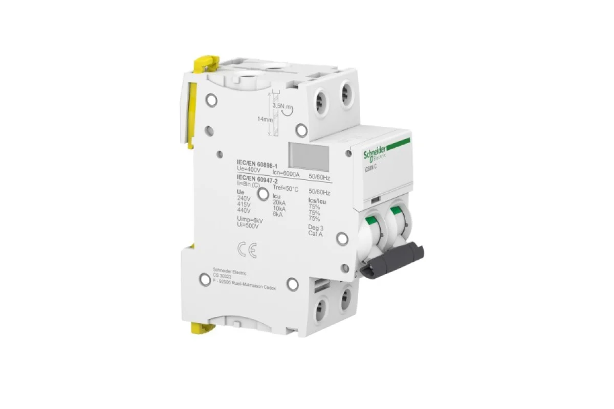 Автоматический выключатель iC60N 2P 40A C (A9F79240)