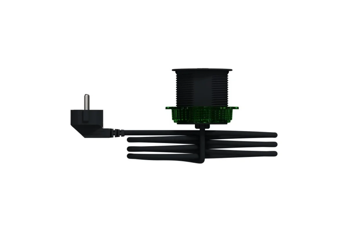 Настільний блок XS з розеткою DE та USB типу A, антрацит (INS44005)