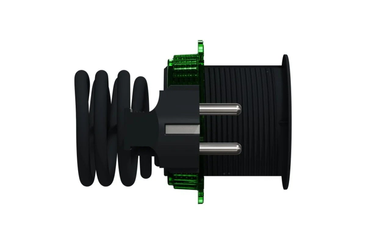 Настільний блок XS з розеткою DE та USB типу A, антрацит (INS44005)