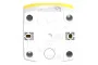 Пост кнопковий кільце 24В (XALK178W3B140E)