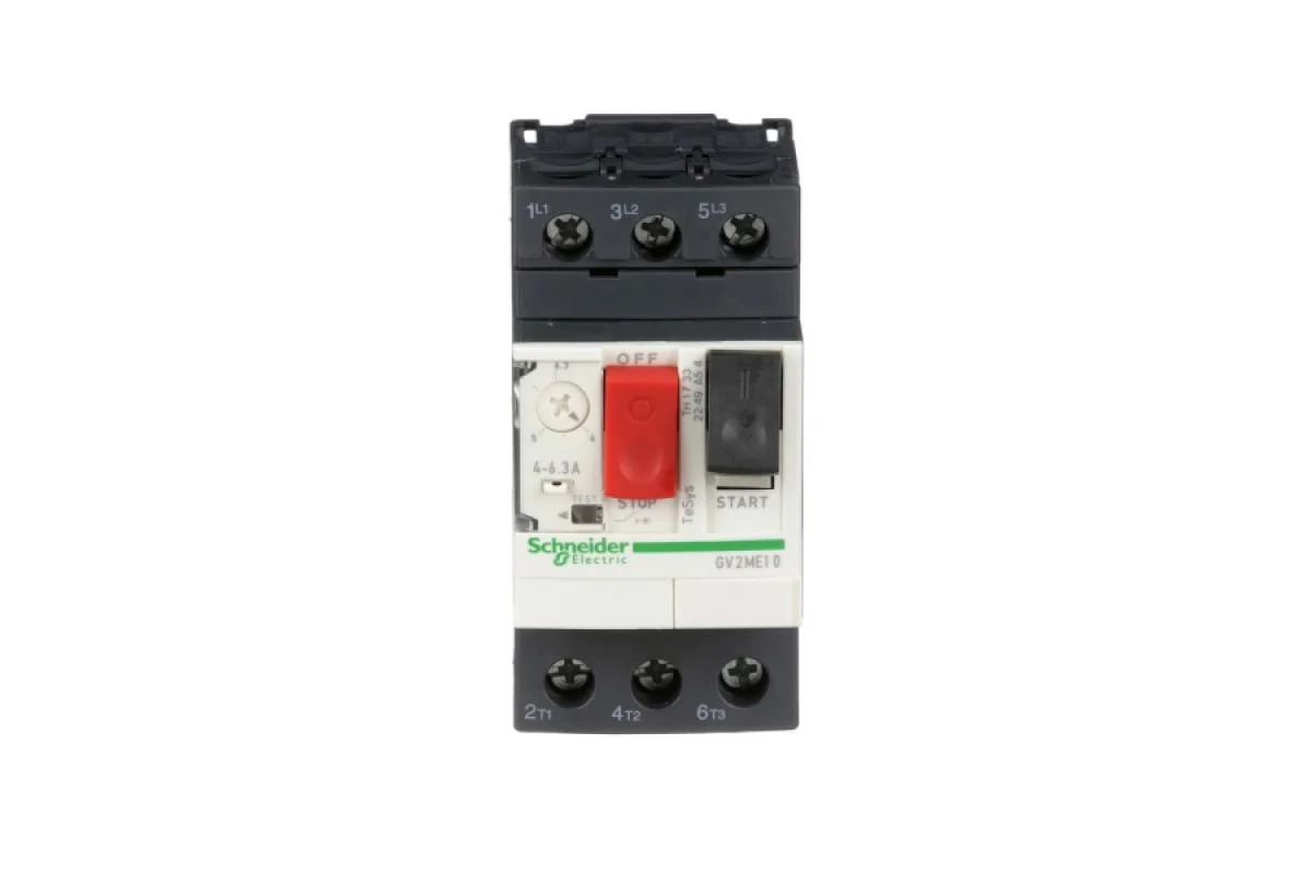 Автоматичний вимикач захисту двигунів TeSys GV 4-6,3 (GV2ME10)