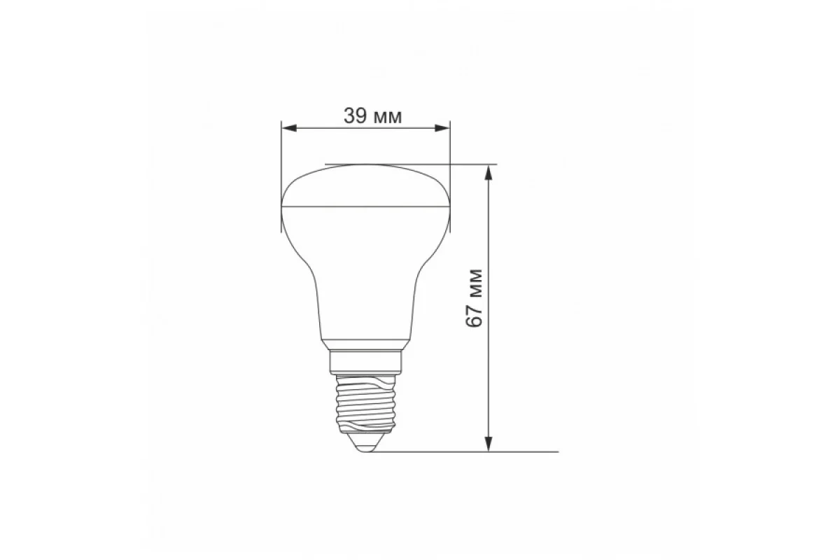 Светодиодная лампа VIDEX R39e 4W E14 4100K (VL-R39e-04144)